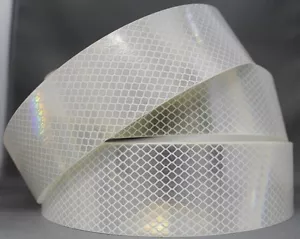 3M White (4090) Diamond Grade Class 1 Reflective Tape 100mm x 3m - Picture 1 of 4
