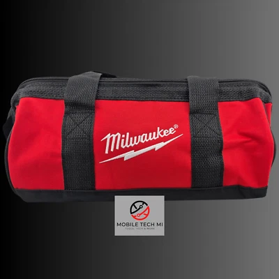 NEW Milwaukee M12 13" x 7" x 5" Contractor Subcompact Tool Bag Canvas Case 12V - Image 1 of 4