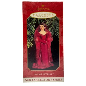 Vintage Christmas Ornament Scarlet O'Hara Hallmark Keepsake 1997 Gone With Wind - Picture 1 of 7