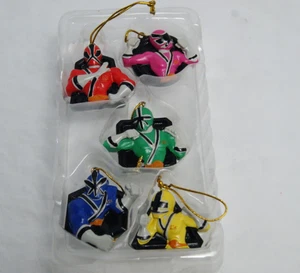 Power Rangers 5 Pack Christmas Ornaments Kurt S. Adler Holiday Decor 1.5" Tall - Picture 1 of 4