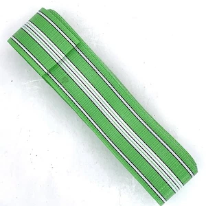 Vintage Lawn Chair Webbing 72' Open Package 2.25" Light Green White Wellington - Bild 1 von 4