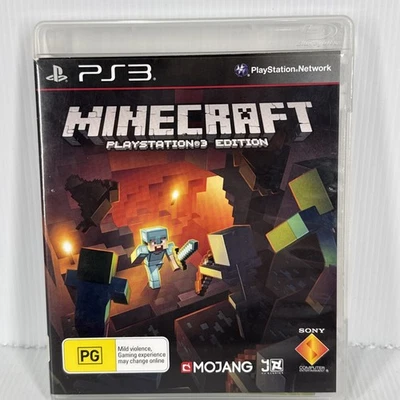 Minecraft Playstation 3 Ps3 Edition Manual Good Condition Rated PG - Image 1 of 4