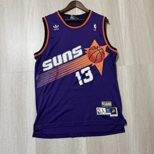 Adidas Phoenix Suns Steve Nash Trikot Herren L Hardwood Classics Lila Genäht - Bild 1 von 7
