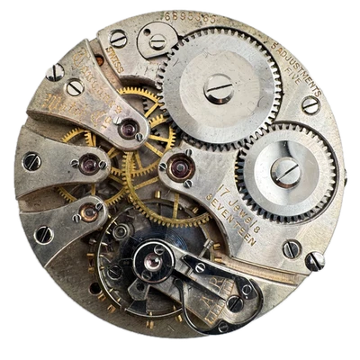 Antique 39.5mm Tavannes Royson 17 Jewel Mechanical Pocket Watch Movement Swiss - Image 1 of 2