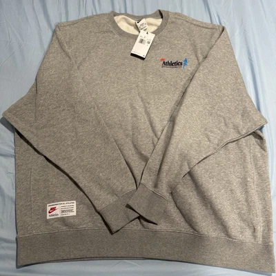 Nike Sweatshirt Sportswear Crew FN1486-063 One Day At A Time Men's Size 4XLT - Image 1 of 4