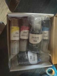 Brand New - Epson 502 ink refill bottles - Picture 1 of 4