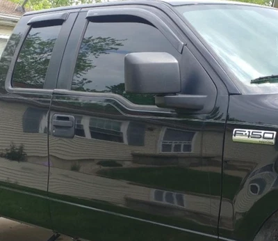 Protectores de lluvia AVS viseras de ventilación pantalla para Ford F150 2004-2014 cabina extendida 4 piezas Foto 1 de 4