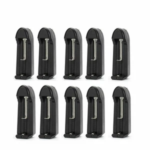 Cargador de batería único 10 piezas para celda recargable de iones de litio 1865 16340 14500 26650 - Imagen 1 de 5
