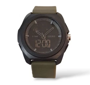 Orologio da Uomo ZZERO Adventure Analogico e Digitale Nero Verde ZZ9006B - Imagen 1 de 5