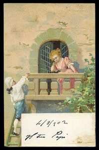 alte Postkarte-post card-CHILD CHILD KIND VERLIEBTE KINDER - Bild 1 von 1