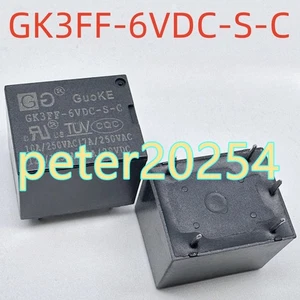 10PCS New GK3FF-6VDC-S-C 5-pin Relay #TT - Picture 1 of 1