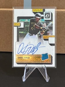 2022 Donruss Optic Choice Rated Rookie white mojo Prizm auto Oneil Cruz 73/99 - Picture 1 of 2