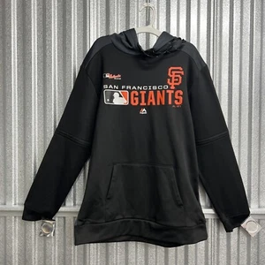 Fanatics Authenic Collection SF San Francisco Giants Black Hooded Sweatshirt - Picture 1 of 16