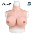 Knowu Silicone Crossdresser Breast Forms Breastplates Drag Queen Fake Boobs