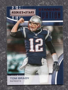 Tarjeta de ovación de pie 2018 Panini Rookies & Stars Tom Brady lámina roja # S-1 - Imagen 1 de 2