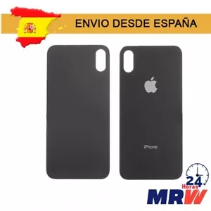 Tapa trasera Cristal trasero iPhone X Negro A1865 A1901 A1902 - Imagen 1 de 1
