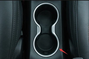 Interior Front Water Cup Holder Cover Trim for 2017-2021 JEEP Compass ABS Matte - Bild 1 von 4