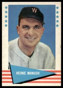 1961 Fleer Baseball Greats Heinie Manush #57 - Picture 1 of 2