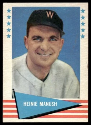 Fleer Baseball Greats 1961 Heinie Manush #57 Foto 1 de 2