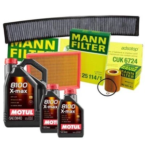 Motul + OEM Engine Oil Change Kit (0W40) (7 Liter) (X-MAX 8100) - Picture 1 of 1