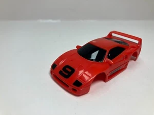 TYCO RED FERRARI F40 BODY #9 440-X2 ~ NEW ~ SALE EVENT ONLY $12.99 EACH - Picture 1 of 6