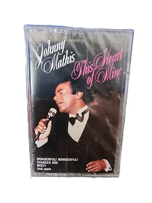 JOHNNY MATHIS THIS HEART OF MINE FACTORY SEALED CASSETTE TAPE 1990 Foto 1 de 4
