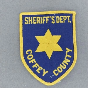 KS Coffey County Kansas Sheriff's Dept 4" Aufnäher - Bild 1 von 2