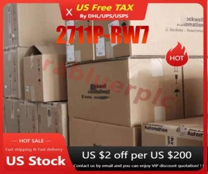 2711P-RW7 Allen Bradley New In Box 2711P RW7 1 Pcs 2711PRW7 Free Shipping US - Zdjęcie 1 z 3