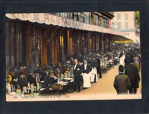 F1954 France Paris La Café LL c1918 WW1 Australia Soldier vintage postcard - Picture 1 of 2