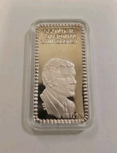 Barra de arte de plata 1976 Lloyd F. Giardina .999 plata 1 oz. Hermoso! - Imagen 1 de 3