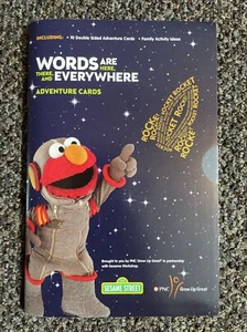 Sesame Street Elmo Words Everywhere NEW Adventure Cards Book - Picture 1 of 2