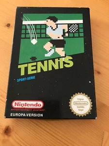1990 Nintendo Tennis für Nintendo Entertainment Sistem (Deutsche Ausgabe) - Bild 1 von 9