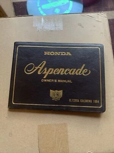 1984 HONDA GOLDWING GL1200A ASPENCADE MOTORCYCLE OWNERS MANUAL-GOLD WING-GL 1200 - Picture 1 of 4
