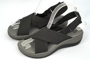 Sandali Clarks Cloudstepper donna Arla Kaydin cinturino incrociato slingback 5,5 neri - Foto 1 di 12