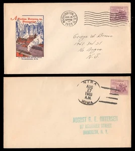 1933 US 732 - NRA National Recovery Act - First Day Covers - Harry Loor Cachet - Picture 1 of 2