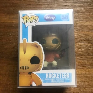 Disney Rocketeer Funko Pop! Vinyl #58 + 0.60mm Pop Protector - Picture 1 of 7