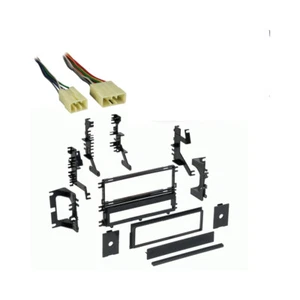 Fits Mitsubishi 3000GT 91-93 Single DIN Stereo Harness Radio Install Dash Kit - Picture 1 of 3