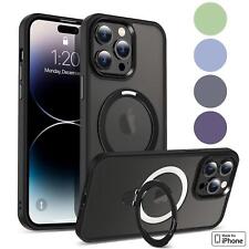 Hülle MagSafe Farben für iPhone Case Magnet Handy Cover Aufstellbar Schutz TPU