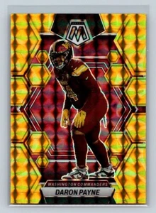 2023 Panini Mosaic Reactive Yellow Mosaic #247 Daron Payne Washington Commanders - Picture 1 of 2