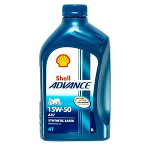 1 Liter original Shell Advance 4T AX 7 15W50 Motoröl Motorrad 600074503 - Bild 1 von 2