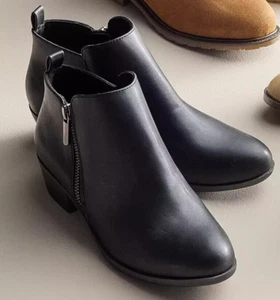 Sonoma Goods For Life Millo Mujer Botines Zapatos 8.5 Ancho Espuma con Memoria - Imagen 1 de 6