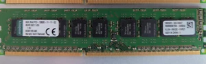 Kingston ValueRAM 8GB Module DDR3 UDIMM ECC PC3-12800E 1600 MHz (KVR16E11) - Foto 1 di 2