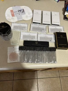 Lost Artistry Easy Fan Lashes Lot Brushes Eye Pads Tweezers More - Picture 1 of 8
