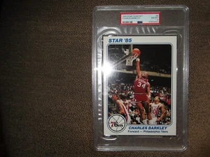 1985 Star Basketball Charles Barkley 5x7 RC #8 PSA 8 **RAR** - Bild 1 von 2