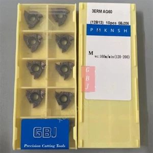 10 Stück 3ERM AG60 GBJ205 Außengewinde Wendeeinsatz 16ERM AG60 0,5-3,0 mm - Bild 1 von 6