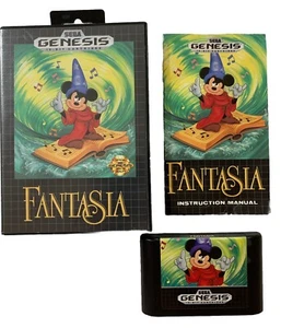 Fantasia (Sega Genesis, 1991) Complete Tested - Original Case - Picture 1 of 9