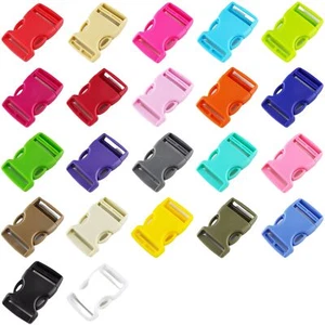 22 COLOR 25mm Plastic Side Release Clip Buckle Webbing Bag Strap BUY 1 2 4 8 799 - Picture 1 of 32