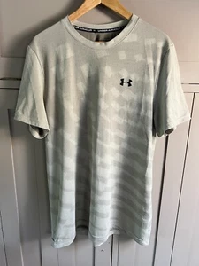 Under Armour Seamless Wave men's sports/fitness t-shirt in Grey - XL - Picture 1 of 4