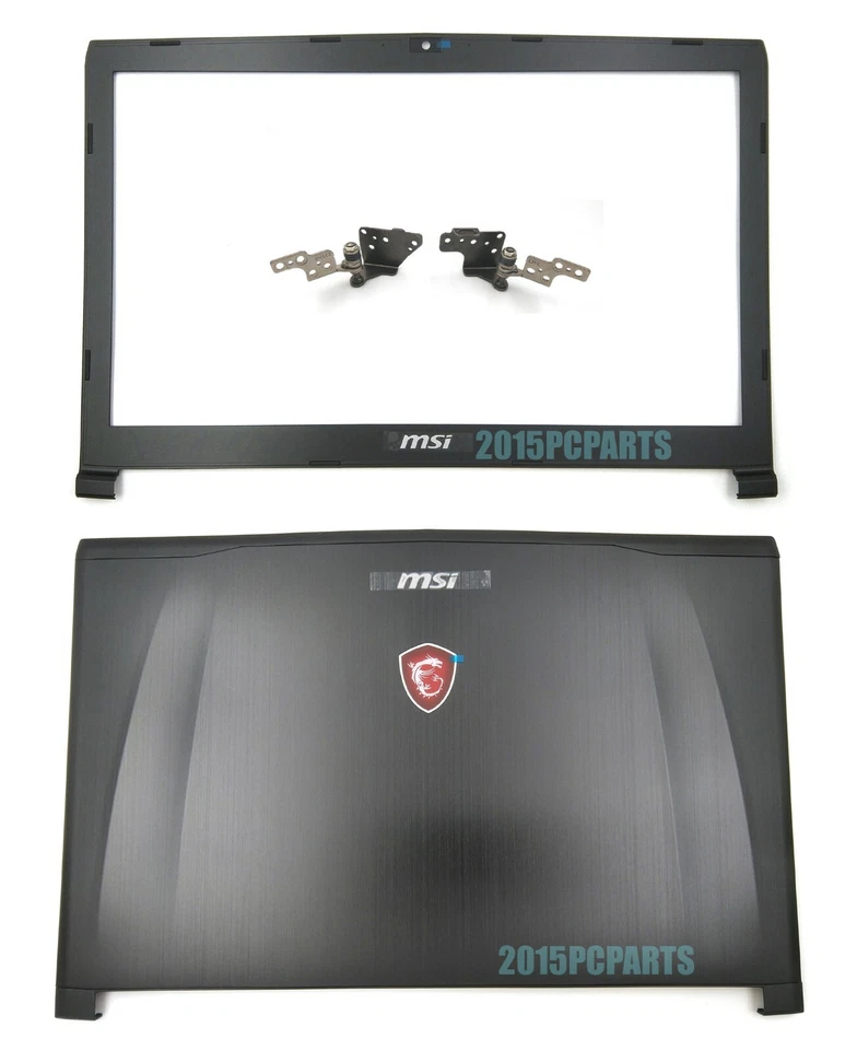 Nuevo MSI GE72VR 6RF 7RF Apache Pro LCD Tapa Trasera / LCD Bisel Frontal Foto 1 de 1