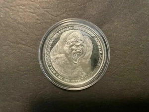 2019 Congo 1oz Silverback Gorilla Silver Bullion Coin - Picture 1 of 2